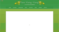 Desktop Screenshot of fare-ylangylang.com