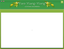 Tablet Screenshot of fare-ylangylang.com